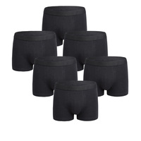 Sous-vêtements pour hommes de taille américaine personnalisés en usine, boxeurs U convexes en coton confortables, boxers imprimés pour hommes de taille moyenne