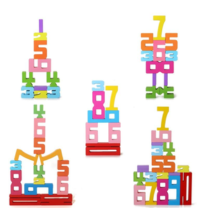 Calcul <span class=keywords><strong>math</strong></span>ématique en bois tour d'empilage blocs colorés Montessori jouet <span class=keywords><strong>de</strong></span> comptage éducatif jeu <span class=keywords><strong>de</strong></span> famille d'apprentissage précoce - Product Image 2