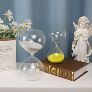Grand <span class=keywords><strong>sablier</strong></span> en verre de sable de 60 minutes unique de 1 heure pour les jeux d'enfants salle de classe maison bureau décoratif - Product Image 4