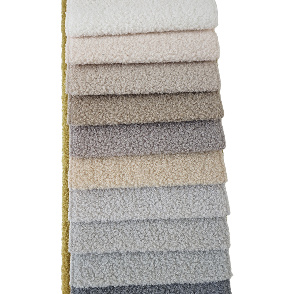 High-Quality Most Popular 100% Polyester Knitted Teddy Sofa Fabric Velvet for Home Decor Applications