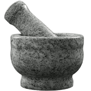 Mortier et pilon en pierre pour l'ail, outil durable pour les herbes et les épices, usage domestique - Product Image 3