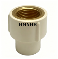 Raccord conique femelle NPT en laiton CPVC, SDR11 CPVC ASTM D2846 pour eau chaude et froide, de 1/2 à 2 pouces
