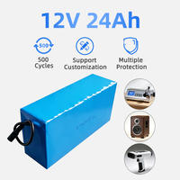 Batería Industrial Recargable POEAE de 12V 24ah, 4S8P, Celdas de Iones de Litio Lifepo4 26650, Optimizada para la Eficiencia