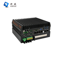 Computadora Industrial Integrada Sin Ventilador, 4 PWM, 6 GbE I210AT, 4 COM RS232/485, 9-36V DC, Amplio Rango de Temperatura -10°C ° C~50 ° C 8DI 16DO IoT Gateway