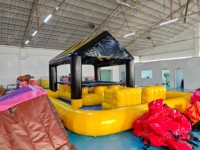 Bar gonflable en pvc de qualité commerciale piscine plage natation jouer bar familial bars de piscine gonflables extérieurs