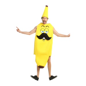 यूनिसेक्स वयस्क और बच्चों के लिए यथार्थवादी बेल डिजाइन के साथ केले की पोशाक-अप आउटडोर - Product Image 2