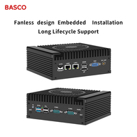 Mini PC Industrial Sin Ventilador OEM ODM, CPU Intel N100 N305, 32 GB DDR4, 2 LAN, 2 COM, 6 USB, Funcionamiento Continuo de 7*24 Horas