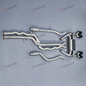 Système d'échappement arrière haute performance avec silencieux et embouts pour BMW M3/M4 F80/F82/F83 S55B30 3.0T 2014-2019 - Product Image 4