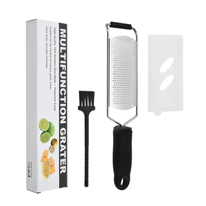 Rallador multifunción de acero inoxidable Metal <span class=keywords><strong>queso</strong></span> Chocolate limón jengibre ajo rallador Manual herramienta de Cocina Casera para uso diario - Product Image 6