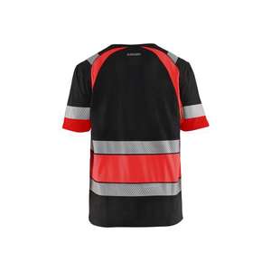 BLAKLADER - 342110309955L T-shirt Noir/Rouge hi-vis-EAN 7330509620205 HI-VIS WORKWEAR - Product Image 2