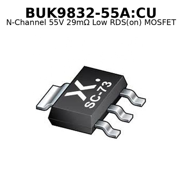 BUK9832-55A/CU Automotive N-Channel 55V 29mOhm MOSFET SC-73 AEC-Q101