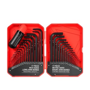 Jeu de 35 clés <span class=keywords><strong>Allen</strong></span> métriques SAE à manche dynamométrique traité thermiquement Clés hexagonales longues et courtes Organisation facile 0.7mm-10mm 0.028 "-3/8 - Product Image 2