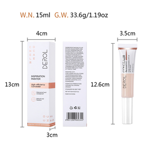 Corrector <span class=keywords><strong>DEROL</strong></span> para Cubrir Ojeras, Marcas de Acné, Hidratante de Larga Duración, Cubre Poros y Acné, Ilumina el Tono de Piel - Product Image 5