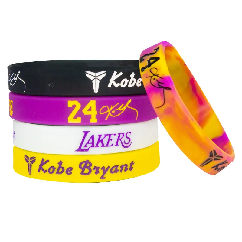 Pulseras de silicona personalizadas con mensaje personalizado barato a granel para eventos equipos deportivos pulseras de goma de silicona para promoción