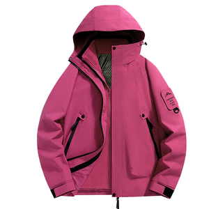 Custom 3 In 1 Waterproof <b>Jacket</b> Detachable Fleece Liner Windproof Outdoor Hiking Camping Travel Winter <b>Jacket</b> - Product Image 4