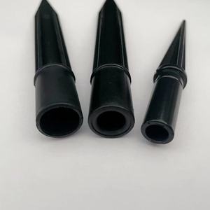 Plastic Floor <b>Socket</b> Black Outdoor Landscape <b>Light</b> Accessory Easy Installation Lamp Pole Tube - Product Image 4