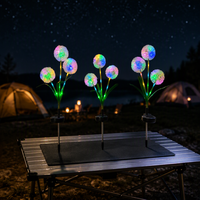 Lampes solaires modernes pour extérieur, décor de jardin, balcon, pissenlits, éclairage paysager, piquets lumineux d'ambiance