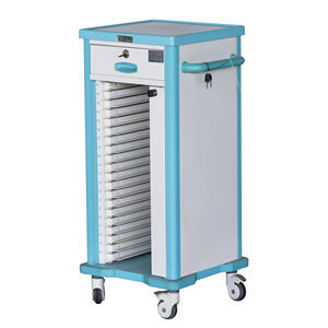 MT MEDICAL Patiëntenkoffer ABS Medische <span class=keywords><strong>Trolley</strong></span> voor Documenten <span class=keywords><strong>Trolley</strong></span> met Lade - Product Image 5