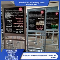 Sistema de Registro Electrónico de Control de Acceso para Vehículos de Protección Ambiental, Pantalla LED para Vehículos Grandes, Control de Estacionamiento
