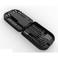 Ensemble d'outils de lampe pliable multifonctionnel en ABS et acier au carbone pour usage domestique et extérieur