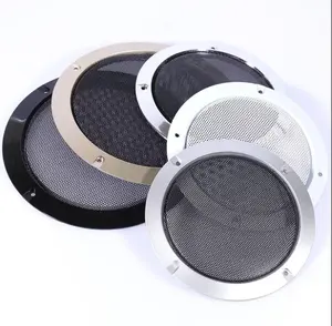 Couvercle de filet de Conversion, Protection de la Grille pour haut-parleur en maille métallique, cercle décoratif, 1 "2" 3 "4" 5 "6.5" 8 ", 2 pièces
