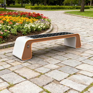Nuevo Modelo <span class=keywords><strong>de</strong></span> <span class=keywords><strong>Banco</strong></span> Solar Inteligente para Exteriores, <span class=keywords><strong>Banco</strong></span> Solar para Jardín y Parque, <span class=keywords><strong>Banco</strong></span> <span class=keywords><strong>de</strong></span> Energía Solar, <span class=keywords><strong>Banco</strong></span> Inteligente para Uso en Exteriores - Product Image 3