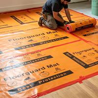 Tapis de protection jetable double couche pour sols, résistant à l'usure et à la poussière, fournitures de rénovation de revêtements de sol