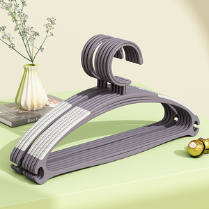 Hot Sale Pp <b>Plastic</b> Shirt Hangers Safety Baby Non-toxic <b>Plastic</b> Clothes Hanger for Kids Non slip Hangers - Product Image 3