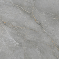 Carrelage en porcelaine imitation pierre gris perle 800x800mm, facile à nettoyer, imperméable, pour sol, mur, salon, hôtel