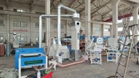 Máquina Combinada ZXJ-380-A+HFM-2000 para Fabricación de Fibra de Bola y Llenado Cuantitativo para Fábrica de Relleno de Almohadas