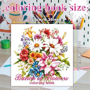 Livre <span class=keywords><strong>de</strong></span> <span class=keywords><strong>coloriage</strong></span> : Fleurs et papillons pour adultes - 24 pages <span class=keywords><strong>de</strong></span> feuilles, Graffiti décoratif DIY, 2025 - Product Image 3