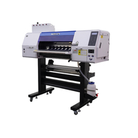 Imprimante DTF d'usine A1 60cm grand format rouleau à rouleau 2 têtes d'impression I3200 Imprimante numérique pour t-shirts Machine à secouer la poudre