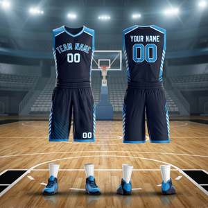 Ensemble d'uniformes de basket-ball personnalisés, maillot sans manches et short pour hommes, vêtements de sport d'équipe, vêtements de sport à séchage rapide imprimés par sublimation - Product Image 3