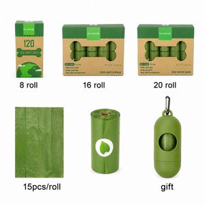Scented Biodegradable Dog Poop Bags Lavender Fragrance Leak Proof Thick Disposable Pet Waste Bags on Roll - Product Image 6