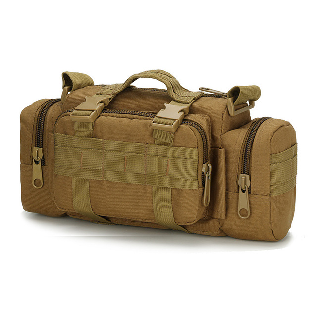 Wholesale Durable Portable Outdoor Wildlife Camera Bag Waterproof Tactical Molle System Tear-Resistant Polyester Lining Zipper