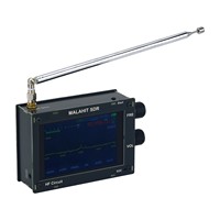 Récepteur SDR DSP Hifi Audio MALAHIT-SDR 50KHz-2GHZ Radio SDR AM/SSB/NFM/WFM avec haut-parleur Noir