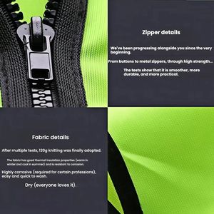<span class=keywords><strong>Gilet</strong></span> de sécurité réfléchissant à <span class=keywords><strong>haute</strong></span> <span class=keywords><strong>visibilité</strong></span> à double poche <span class=keywords><strong>personnalisable</strong></span> pour le cyclisme, les activités de plein air et les rassemblements - Product Image 3