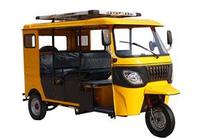 Triciclo Eléctrico de Pasajeros Africa Taxi de 9 Asientos, Motocicleta Tuk Tuk Motorizada de 3 Ruedas para Transporte Comercial de Pasajeros - Product Image 2