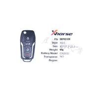 Xhorse XKFO21EN Super télécommande intelligente pour voiture, programmeur de clés auto version anglaise pour Ford 2e génération