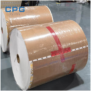 Rouleau géant de papier thermique vierge de qualité supérieure pour étiquettes d'expédition, vente en gros directe - Product Image 1