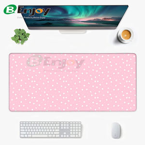 Hoge Kwaliteit Kawaii Kantoor Bureau Pad 800X300Mm Custom Extended Game Pad Muismat Roze - Product Image 1