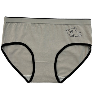 Slip da Donna di Alta Qualità all'Ingrosso, Intimo Sexy Quotidiano, Motivi Cartoon Carini, Traspirante, Vita Media, Abbigliamento Femminile - Product Image 5