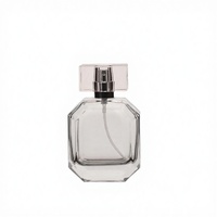 Offre Spéciale DONGFANG GLASS Flacon de Parfum en Verre de Luxe 100ml Forme Plate avec Pompe Pulvérisatrice Sérigraphiée et Diffuseur à Bâtonnets Inclus