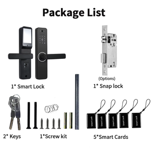 Tuya Ứng Dụng Thông Minh Nhôm Cao An Ninh Vân Tay RFID Thẻ Mặt Công Nhận Key Lỗ Mộng 5050 Mèo Mắt Tất Cả Các Kết Nối Qua Wifi - Product Image 6