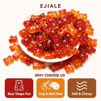 EJOUA Chinese Wolfberry Red Date Fruit Juice Gummy Candy Bulk Wholesale Chewy Fruit Snacks