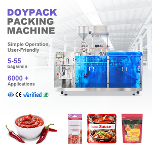 Machine d'emballage automatique de sauce chili 500g à prix d'usine pour sachets souples - Product Image 1