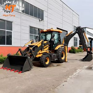Hantorq 388 4wd मिनी लोडर बैकहोय फ्रंट लोडर और बैकहोय छोटे 2.5 स्पष्ट टन प्रकार के खुदाई व्हील लोडर - Product Image 2