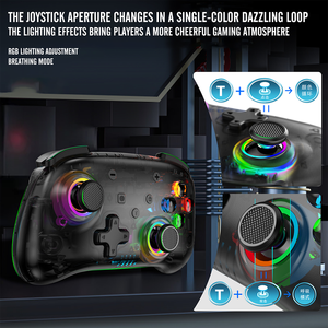 Nouvelle tendance manette de jeu Portable pour <span class=keywords><strong>Switch</strong></span> Console contrôleur de jeu sans fil <span class=keywords><strong>Joypad</strong></span> réveil automatique manette en métal - Product Image 4