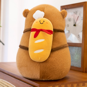 Venta caliente de alta calidad Capybara suave muñeca mochila agua conejillo de indias juguete de peluche lindo gordo Capybara - Product Image 3