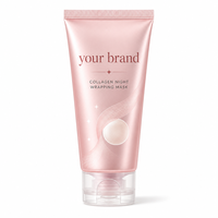 Masque facial coréen peel-off hydratant et raffermissant au collagène et à la niacinamide pour soins de nuit, marque privée